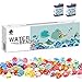 Elongdi Water Beads Pack [ 2-Pack ] Colorful Jelly Water Orbies Gel Beads Growing Balls for Spa Refill, Kids Sensory Toys, Vases, Plant, Wedding and Home Decor