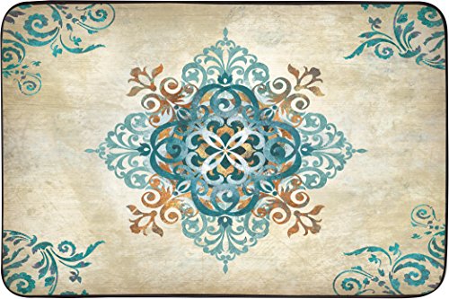 Oversized Chef Series 24"x36" Antifatigue Kitchen Mats (Blue)