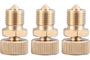 Housoutil 3PCS Air Bleed Valve, Safety Bleeder, Pressure Pump Relief for High Pressure Electric Pump (1/8)