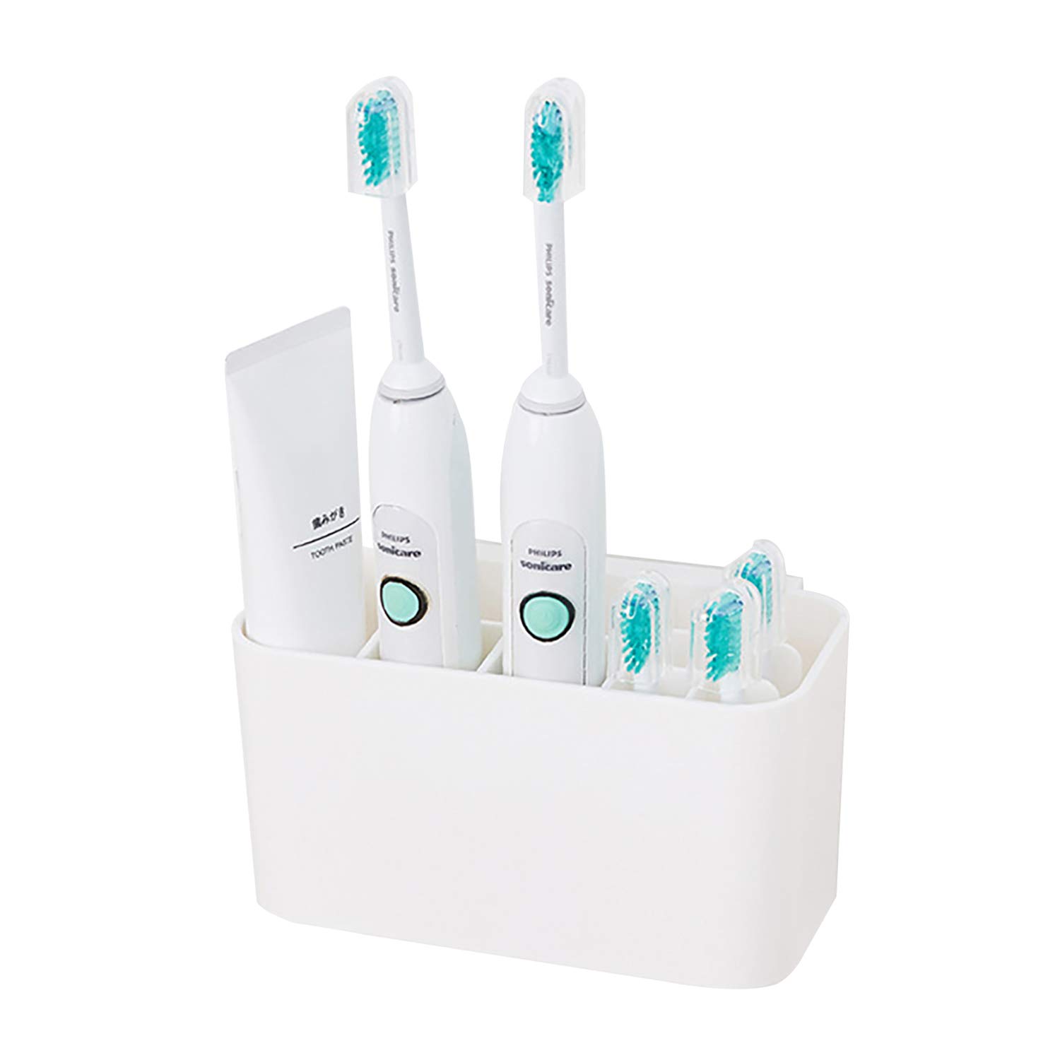 CaKoo Toothbrush Holder, Bathroom Toothbrush Holder for a Variety of Personal Cleaning Utensils, Keeps the Bathroom Tidy.