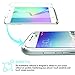 (2 Pack) Galaxy S6 Screen Protector, Vinso Tech [Full Screen Coverage]Premium High Definition Shockproof Clear Screen Protector - Retail Packaging- Warranty