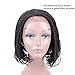ZM Box Braided Hair Lace Frontal Wigs With Baby Hair Synthetic Short Bob Wigs For Women Full Hand Made Braiding Style