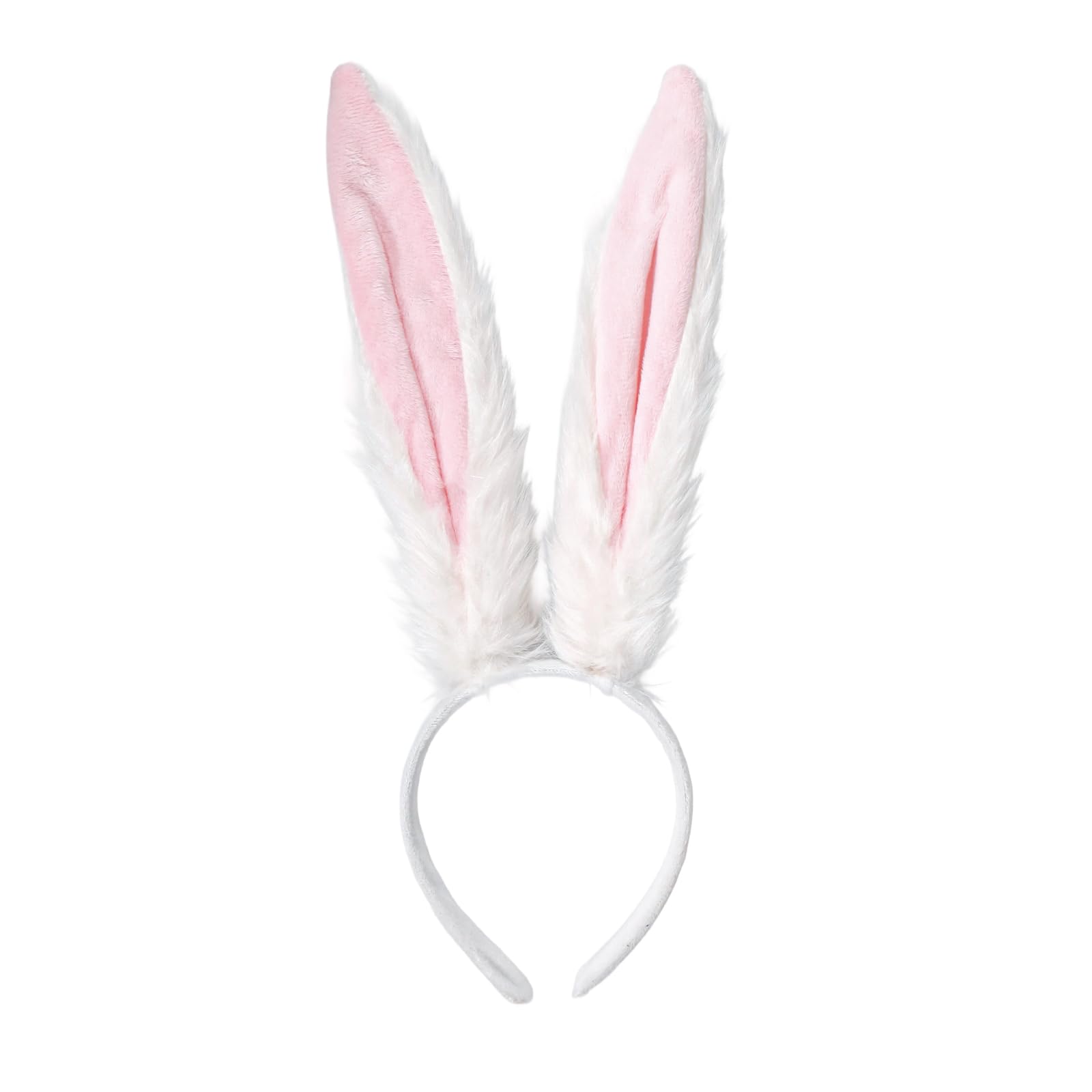 JEKUGOT Bunny Ears Headband, Cute Rabbit Ears Easter Headband, Folding Bunny Ear Headbands for Adult and Children, Costume Accessories, Cosplay, Easter Party