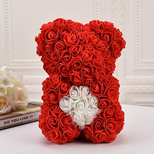 Rose Flower Bear Fully Assembled Rose Teddy Bear Over 300 Dozen