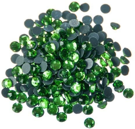 x AA Grade Green Hotfix Rhinestone Diamante Gems Size SS10 (2.8-3mm) by Diamante Me