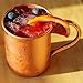 Purecopper 100% Copper Mug For Moscow Mule - Solid Pure Copper 16Oz - Bonus Recipe Cards Included!
