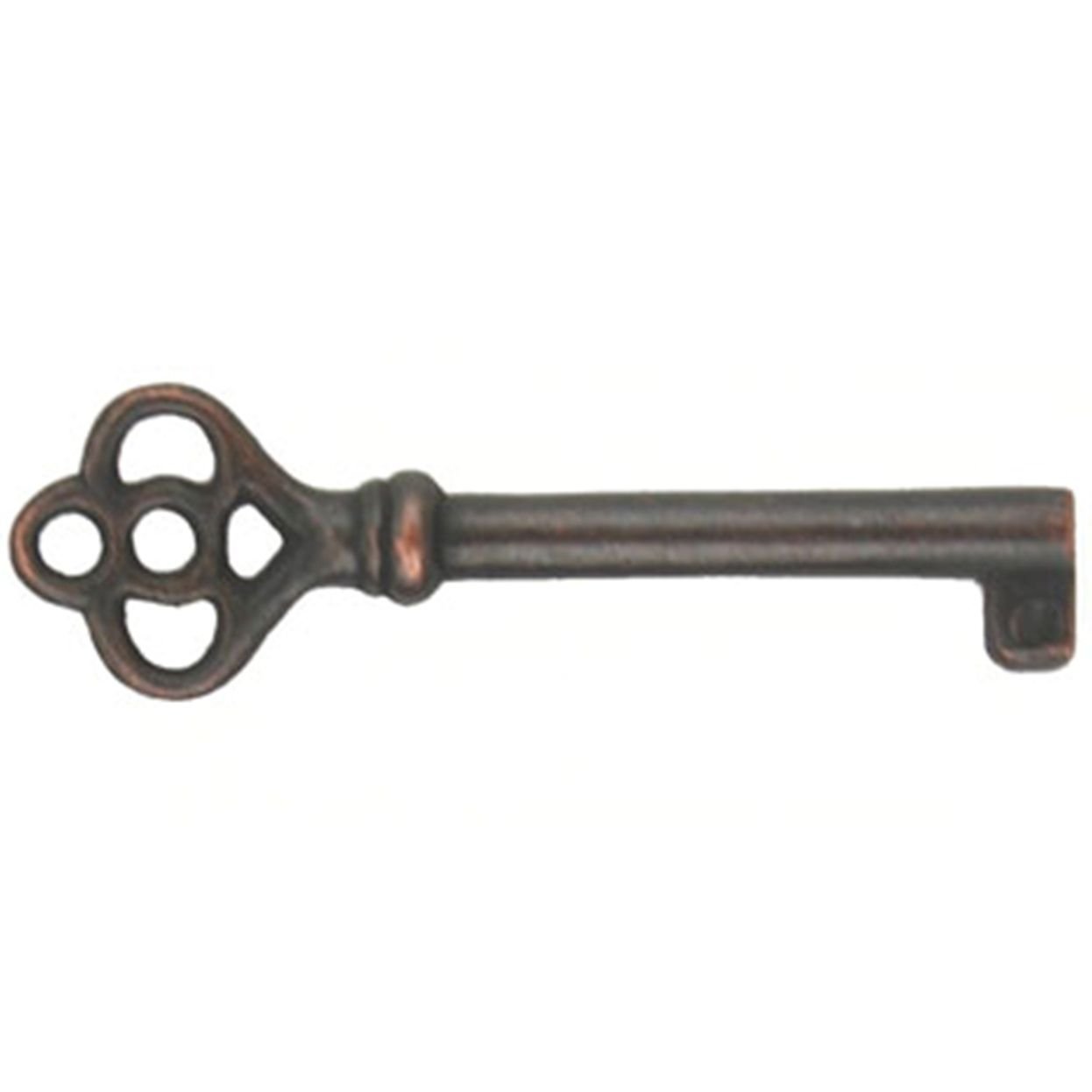KY-14AC Antique Copper Plated Key for Drawer OR Cabinet Lock with A Fancy Bow