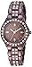 Armitron Women's 75/3689BMIB Swarovski Crystal Accented Brown Ion-Plated Bracelet Watch