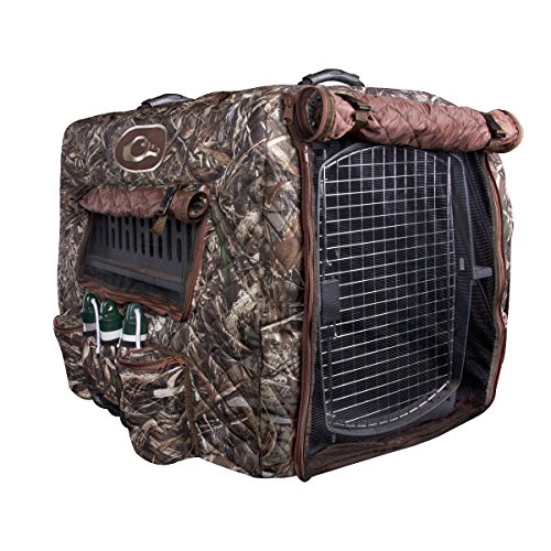 Drake Deluxe Adjustable Realtree Max-5 Kennel Cover, OS