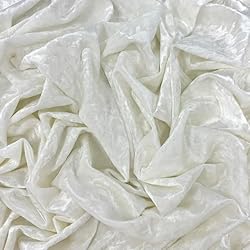 Ice Fabrics Stretch Crushed Velvet Fabric by The