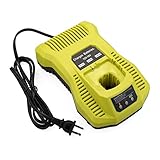Biswaye Dual Chemistry Battery Charger P117 P118 for Ryobi 12V 18V One+ Plus NiCd NiMh Lithium Battery P100 P101 P102 P103 P105 P107 P108 P200 1400670
