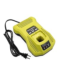 Química biswaye Ni-Cad Ni-MH y Li-Ion 12 V max y 18 V max Dual Cargador de batería para Ryobi P100 P101 P102 P108 P117 P118 P200 18-volt One + Plus