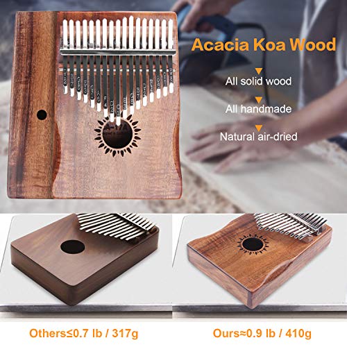 1 Kalimba+Portable+Finger+Beginners+Professionals