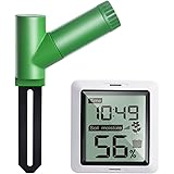 ECOWITT WH0291 Soil Moisture Tester Plant Soil Moisture Sensor Meter with Digital LCD Display