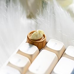 FKZ Cute 3D Steamed-Dumpling Keycap,Custom
