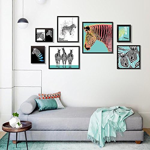 Lichi 7 Zebras Wall Sticker Decal for Home Decor Vinyl Printed Frame Pictures - Image 4