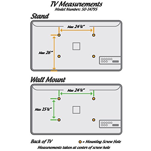 Universal Table Top TV Stand for 32" - 60" Flat-Screen Televisions - Thumbnail 3
