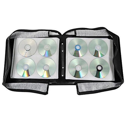 go2buy Disc CD DVD Bluray Storage Holder Solution Binder Sleeves Carrying Case((400 Capacity))
