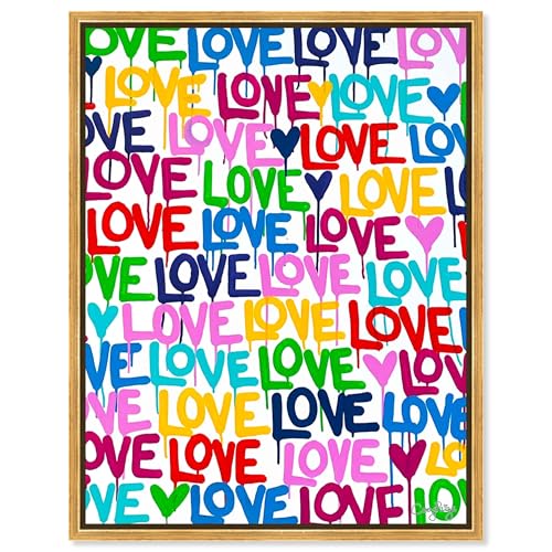 The Oliver Gal Artist Co. Abstract Modern Canvas Wall Art Corey Paige - Drippy…