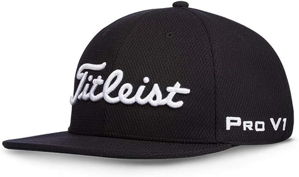 titleist flat bill golf hat