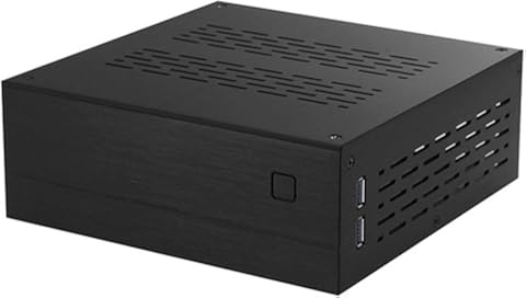 Museourstyty B01 Mini ITX Chasis de aluminio/vidrio, carcasa de ordenador para juegos de PC BK a