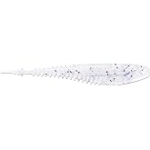 CrushCity Freeloader Soft Plastic Swimbait Minnow, Natural Swimming Action for Jig Heads &amp; Multi-Species Bass Fishing, 4-1/4", Blue Pearl Holographic