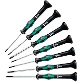 Wera 2035/2050 PH 00-01/7 Kraftform Micro Slotted/Phillips Precision Screwdriver Set