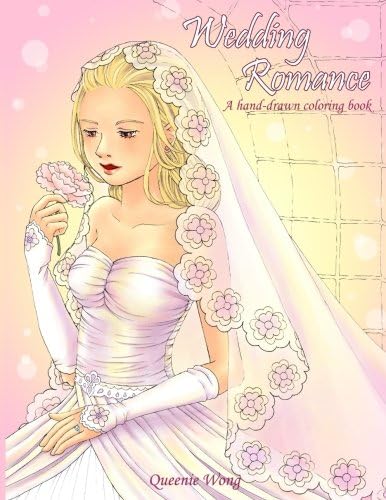 Wedding Romance - A hand-drawn coloring book