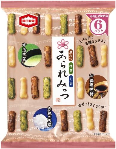 Amazon 亀田製菓 あられみっつ 80g 6袋 亀田製菓 せんべい 米菓 通販