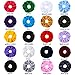 Aneco Scrunchies Elastic Scrunchy Hair Bobbles Elastics Hair Ties Bands Hair Accessories (Velvet 20 colors)