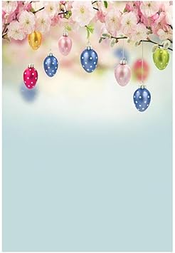 Amazon Com Rain 5 X 7 Ft Light Blue Background Pink Flower