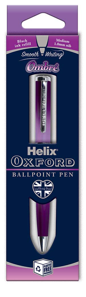 Helix Oxford Ombre Premium Ballpoint Pen - Pink (Black Ink) Ombre Pink, 209801