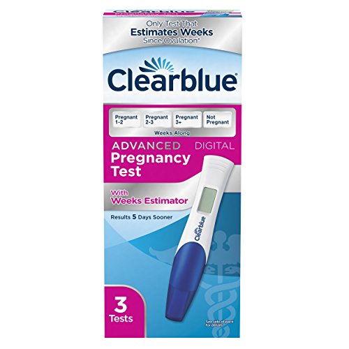 Clearblue Advanced Pregnancy Test With Weeks Estimator, 3 Count