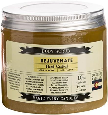 Magic Fairy Candles Rejuvenate Grapefruit Lemongrass Tangerine Bergamot Blend Bath Salt all Natural Dead Sea Salt 20oz