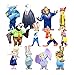 Zootopia World Deluxe PVC Characters Exclusive Playset Cake Topper Figures - 12 Pieces