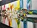 Tiancheng Art, 24X48 Inch Modern Colorful Abstract Painting Acrylic Canvas Hand-Painted Wall Art Frame Canvas Living Room Dining Room Hanging Decorations