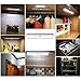 Seatore Motion Sensor Light 16 LED Rechargeable Portable Night Light With Magnetic Strip for Closet, Attics, Hallway, Washroom, Cabinet, Cool White,2-Pack