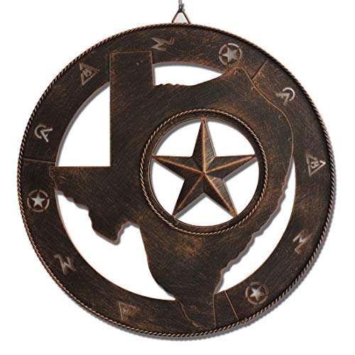 15" Metal Barn Wall Decor Texas Western Barn Farmhouse Star Wall Plaque