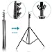 Neewer 6.5x9.8ft/2x3M Background Stand Backdrop Support System with 6x9ft/1.8x2.8M Muslin Backdrop (White, Black, Green), Clamps and Carrying Bag for Portrait,Product Photography and Video Shooting