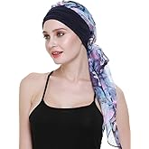 Chemo Headwear Turbans for Women Long Hair Head Scarf Headwraps Cancer Hats
