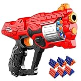 Pistole Giocattolo per Nerf, Pistole Giocattolo con 60 Dardi, Polsino e Bersagli