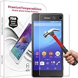 Xperia M5 Screen Protector, PThink Premium Tempered Glass Screen Protector for Sony Xperia M5 with 9H Hardness/Anti-scratch/Shatterproof/Fingerprint resistant (Sony Xperia M5)