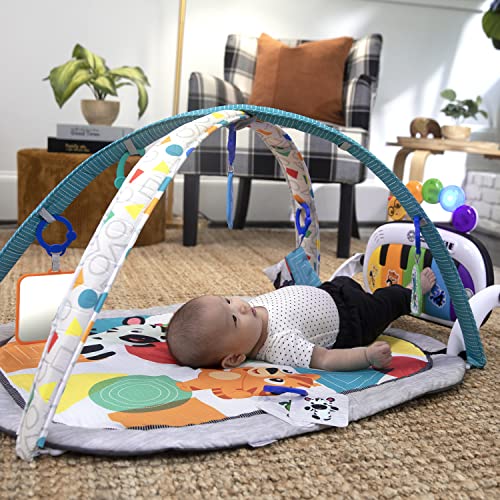 BABY EINSTEIN 4-IN-1 KICKIN’ TUNES MUSIC AND LANGUAGE PLAY GYM AND PIANO TUMMY TIME ACTIVITY MAT