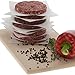 ZeZaZu Parchment Paper Squares - 5.5 x 5.5 inches (500 sheets) - MADE IN EUROPE - for Baking, Hamburger, Diamond Painting Craft | Dual-Sided Coating, Non-stick, Siliconized, Convenient Dispenser Box