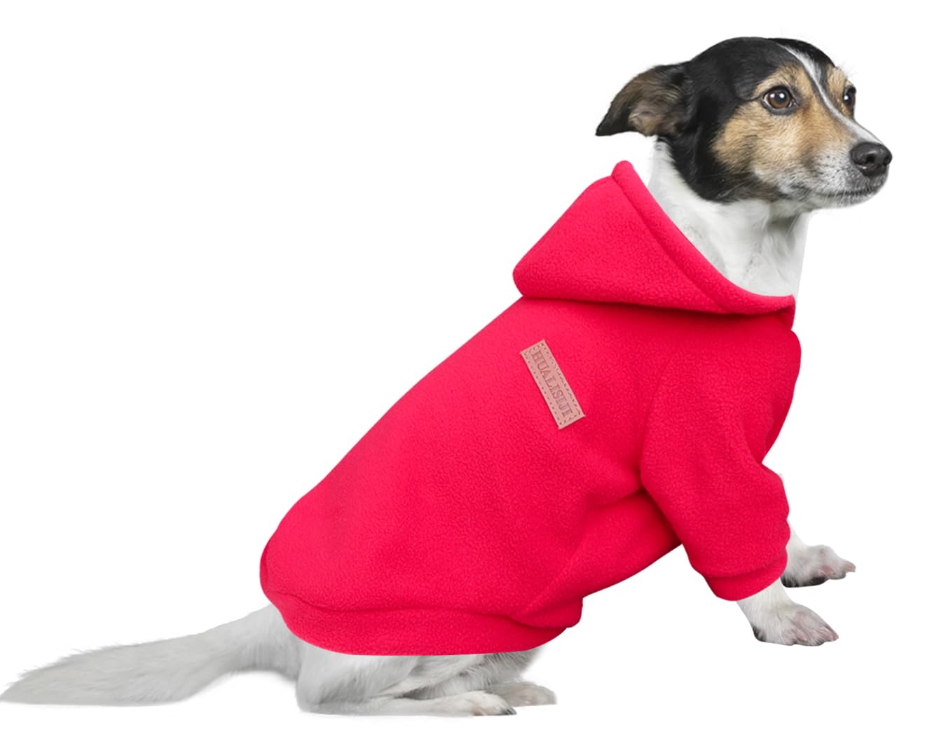 HuaLiSiJi Dog Hoodie Dog Sweatshirt Elasticity Fabric is Quite Comfortable, Soft and Warm for the Animal and Easy to Wear (Red, 3XL)