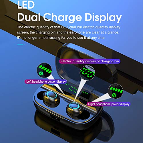 Lixada BT 5.0 Wireless Earphones S11 IPX5 Waterproof Ultra-Small Invisible Earphone Sports 3D Stereo - //coolthings.us