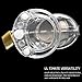 Raycity Male Chastity Cage Device 13 (Clear, Long)