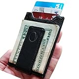 idclipz Slim Carbon Fiber Money Clip Wallet - Magnetic with a Secure Travel RFID Credit Card Holder