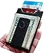 idclipz Slim Carbon Fiber Money Clip Wallet - Magnetic with a Secure Travel RFID Credit Card Holder,Black,One Size