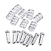 Hotop 2 Set Road Bike Brake Cable Bicycle Gear Cable Wire with Caps Complete Inner Replacement Set